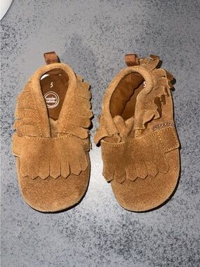 Wonder Nation Fringe Moccasin Slip-On Shoes